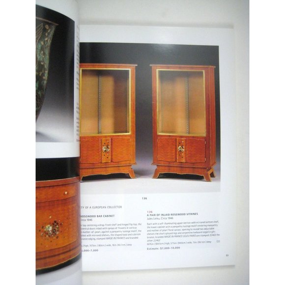 Christie Auction Catalog 20th Century Decorative Arts 2000 New York Sale 8465 - Picture 7 of 10